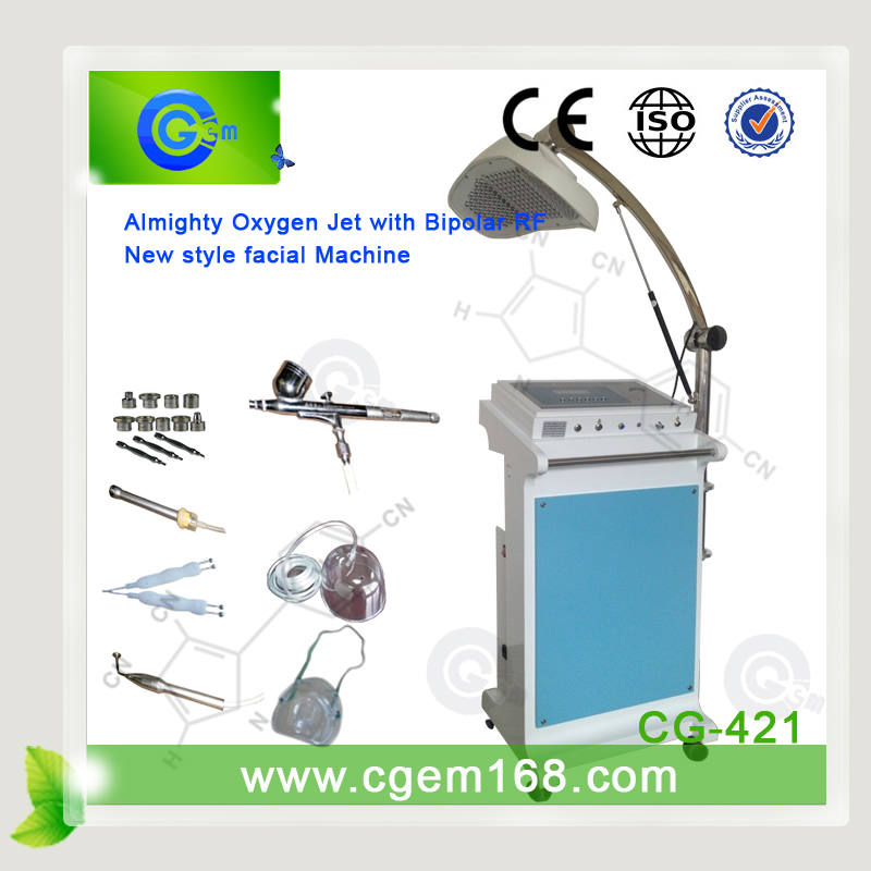 CG-420 oxygen facial machine with Led therapy